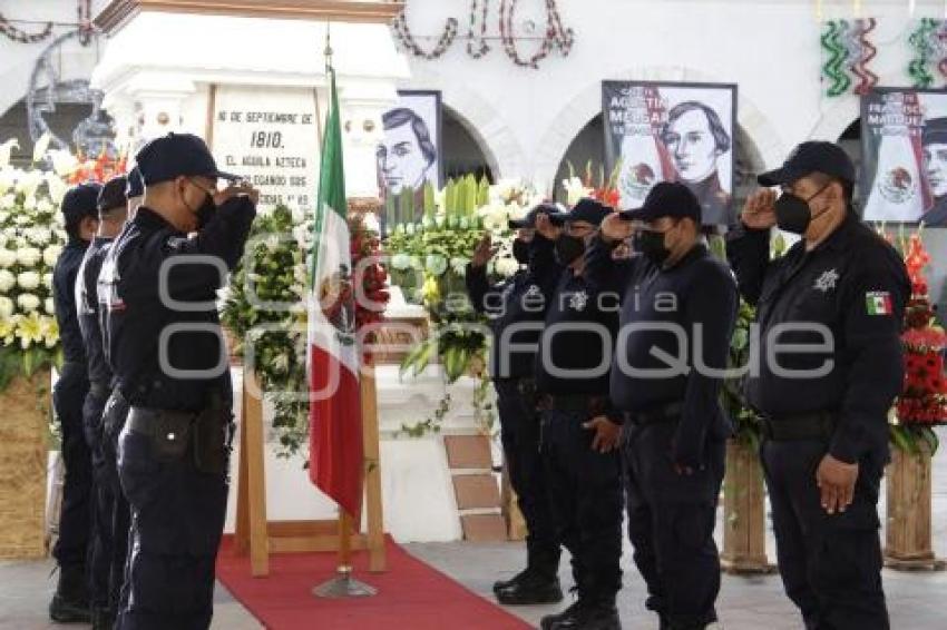 ACATLÁN . CEREMONIA INDEPENDENCIA