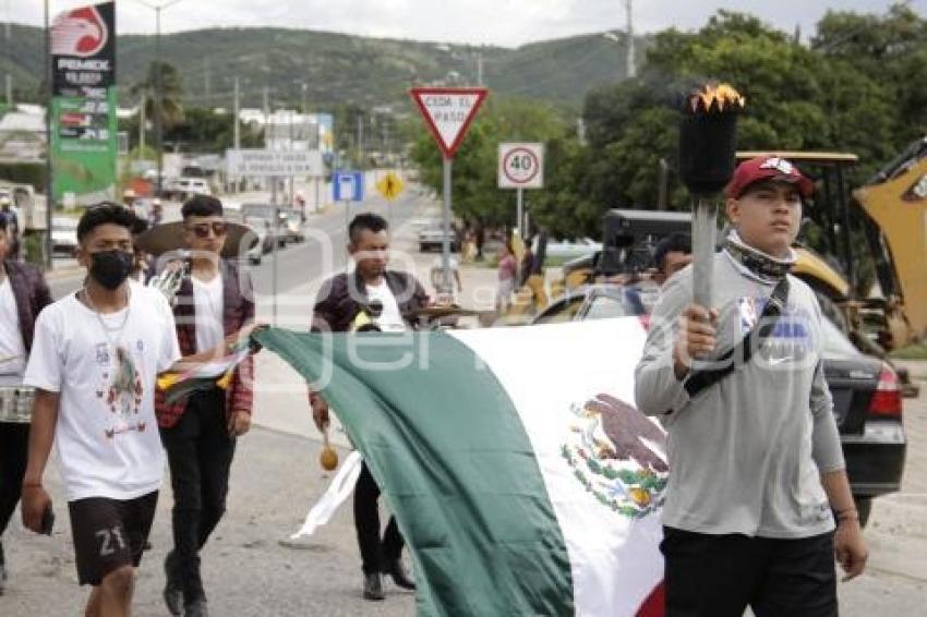 ACATLÁN . ANTORCHA GUADALUPANA