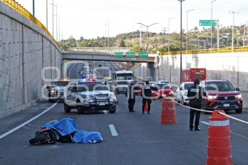 TLAXCALA . ACCIDENTE MOTOCICLISTA