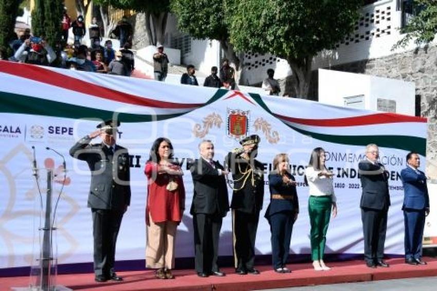 TLAXCALA . CEREMONIA INDEPENDENCIA