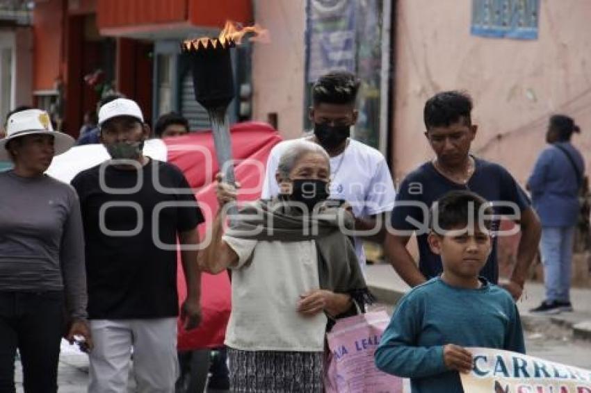 ACATLÁN . ANTORCHA GUADALUPANA