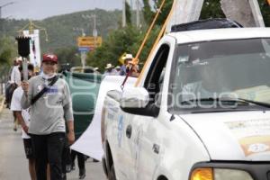 ACATLÁN . ANTORCHA GUADALUPANA