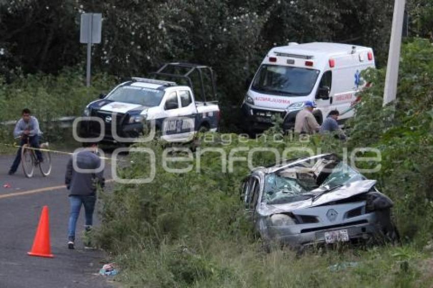 TLAXCALA, ACCIDENTE VIAL