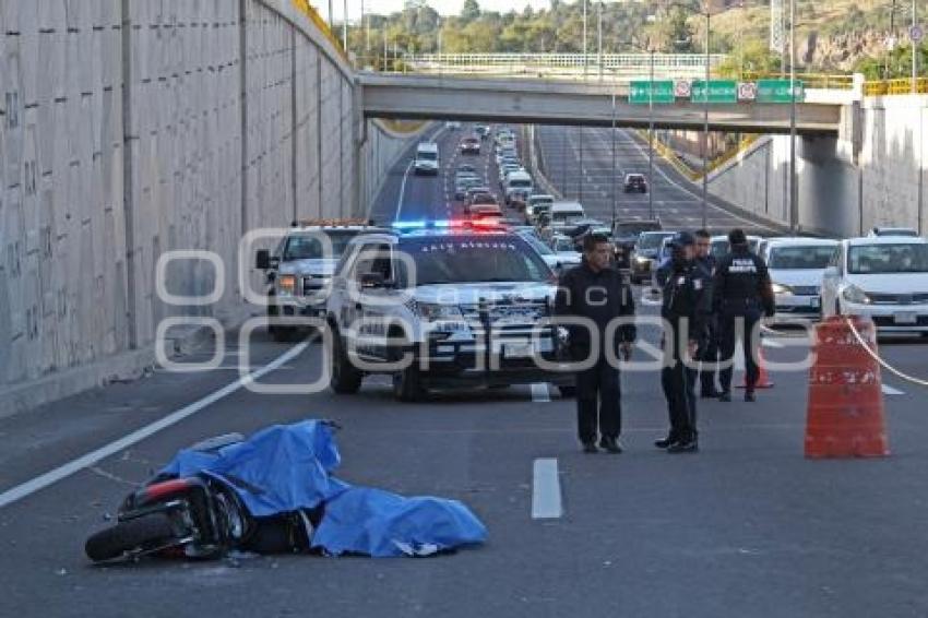 TLAXCALA . ACCIDENTE MOTOCICLISTA