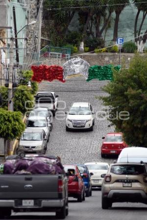 TLAXCALA . TRÁFICO VEHICULAR