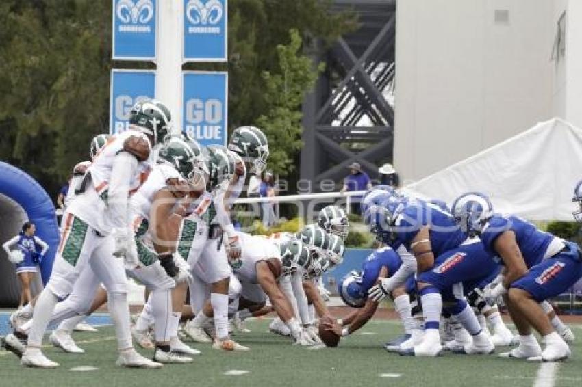 FÚTBOL AMERICANO . BORREGOS VS AZTECAS