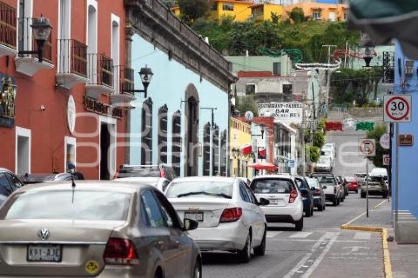 TLAXCALA . TRÁFICO VEHICULAR