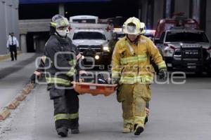 SIMULACRO SISMO . DISTRIBUIDOR VIAL