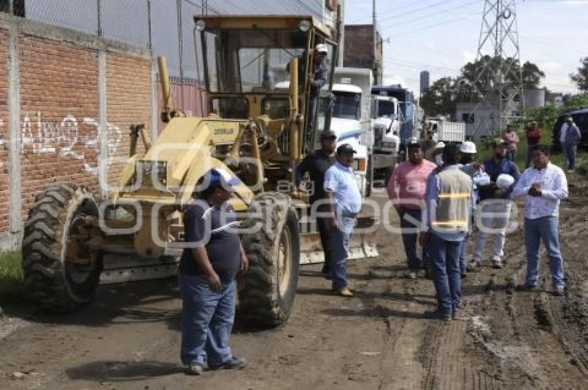 SAN ANDRÉS CHOLULA . ADOQUINAMIENTO
