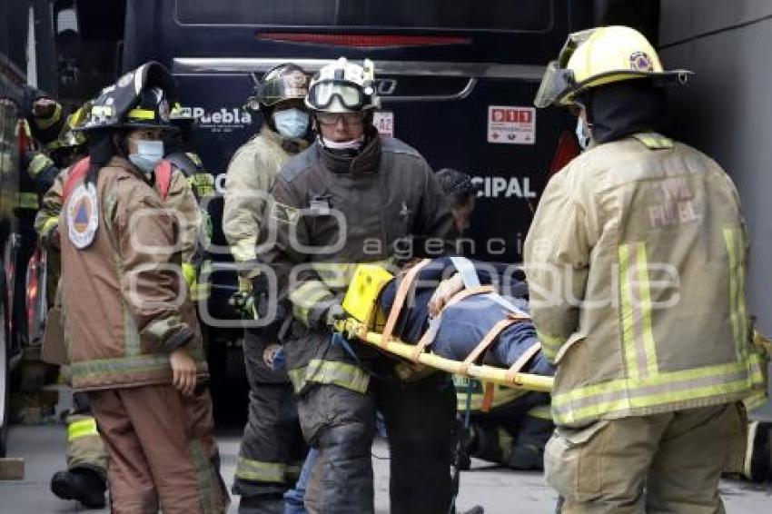 SIMULACRO SISMO . DISTRIBUIDOR VIAL