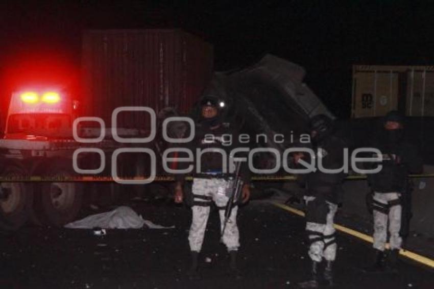 TLAXCALA . ACCIDENTE AUTOMOVILÍSTICO