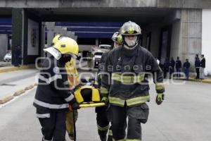 SIMULACRO SISMO . DISTRIBUIDOR VIAL