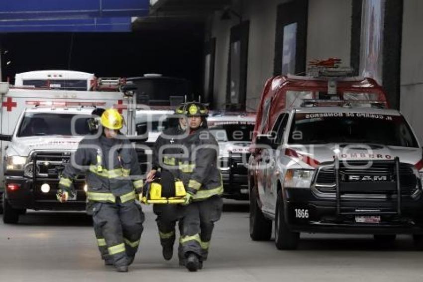 SIMULACRO SISMO . DISTRIBUIDOR VIAL