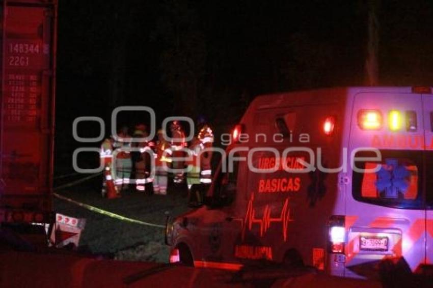 TLAXCALA . ACCIDENTE AUTOMOVILÍSTICO