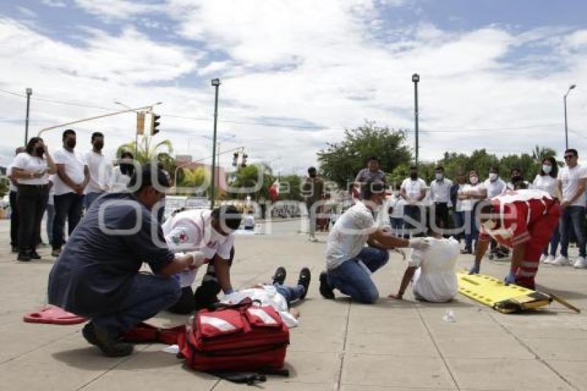 ACATLÁN . SIMULACRO DE SISMO