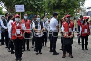 TEHUACÁN .  SIMULACRO SISMO