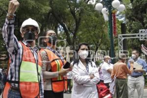 ZÓCALO . SIMULACRO DE SISMO