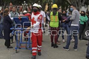 ZÓCALO . SIMULACRO DE SISMO