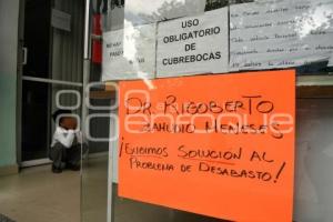 TLAXCALA . MANIFESTACIÓN TRABAJADORES SALUD