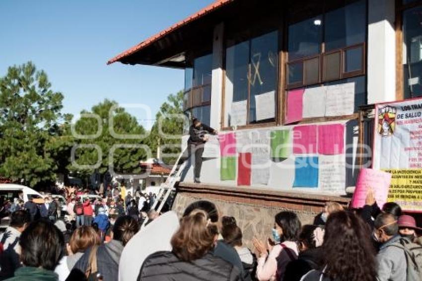 TLAXCALA . MANIFESTACIÓN SALUD