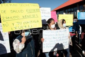 TLAXCALA . MANIFESTACIÓN SALUD