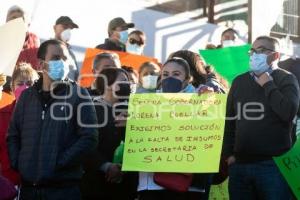 TLAXCALA . MANIFESTACIÓN SALUD