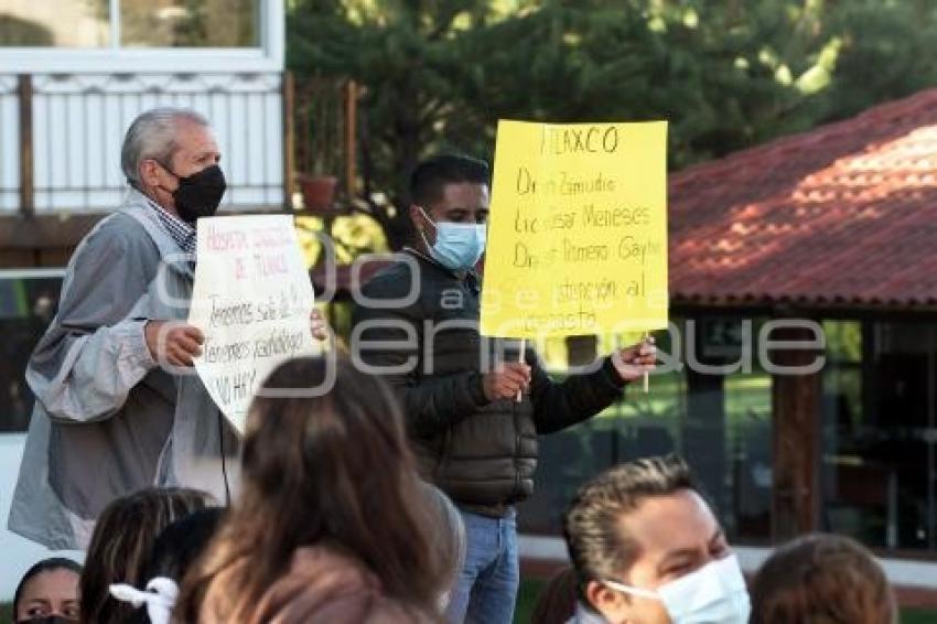 TLAXCALA . MANIFESTACIÓN SALUD