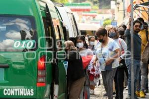 TLAXCALA . TRANSPORTE PÚBLICO