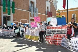 TLAXCALA . PROTESTA SNTSA