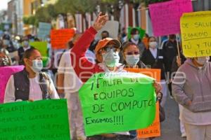 TLAXCALA . PROTESTA SNTSA