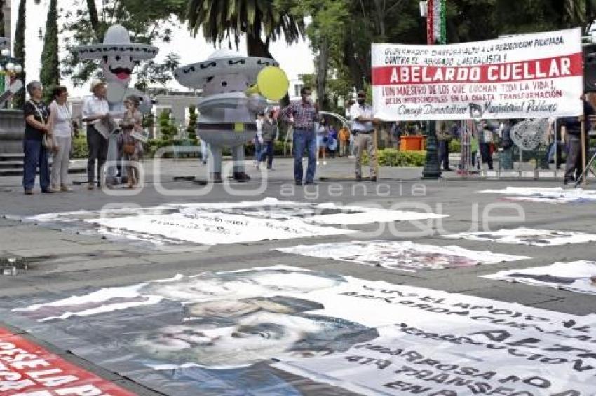 MANIFESTACIÓN ABELARDO CUELLAR