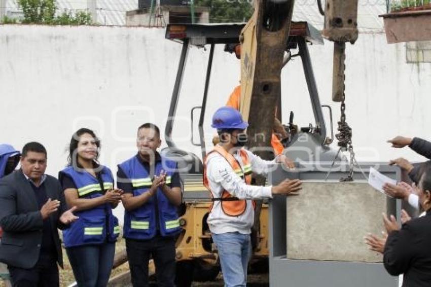 SAN ANDRÉS CHOLULA . PRIMERA PIEDRA SUB COMISARÍA