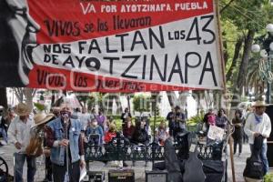 MANIFESTACIÓN . DESAPARECIDOS AYOTZINAPA