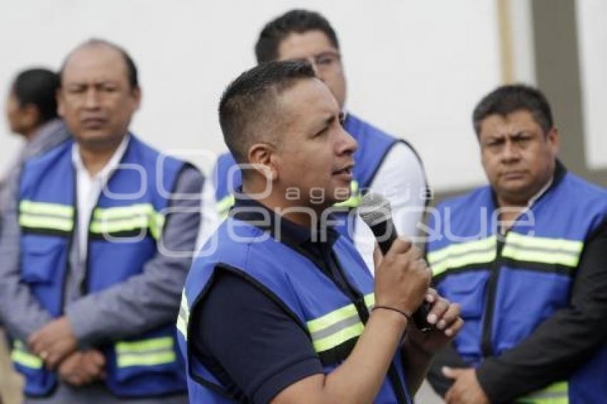 SAN ANDRÉS CHOLULA . PRIMERA PIEDRA SUB COMISARÍA