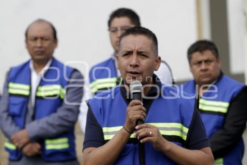 SAN ANDRÉS CHOLULA . PRIMERA PIEDRA SUB COMISARÍA