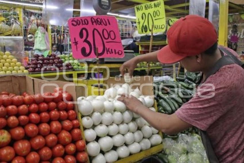 SAN PEDRO CHOLULA . AUMENTO PRECIO CEBOLLA