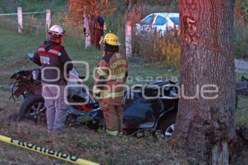 TLAXCALA . ACCIDENTE VIAL