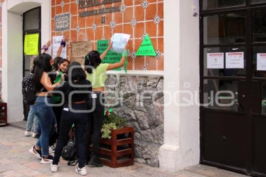 ATLIXCO . MANIFESTACIÓN LEGALIZACIÓN ABORTO