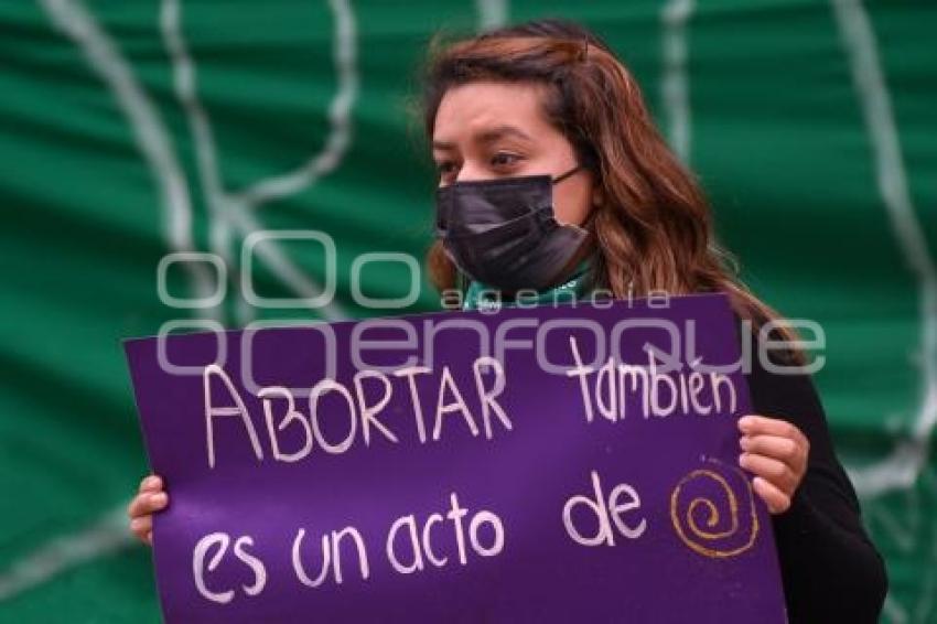 TLAXCALA . MANIFESTACIÓN LEGALIZACIÓN ABORTO