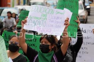 ATLIXCO . MANIFESTACIÓN LEGALIZACIÓN ABORTO