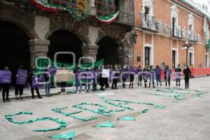 TLAXCALA . MANIFESTACIÓN LEGALIZACIÓN ABORTO