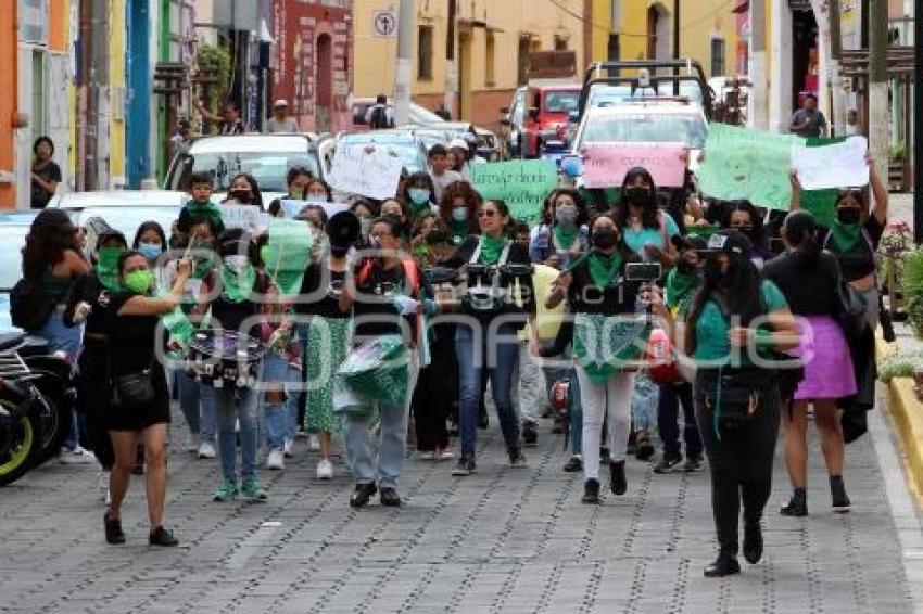 ATLIXCO . MANIFESTACIÓN LEGALIZACIÓN ABORTO