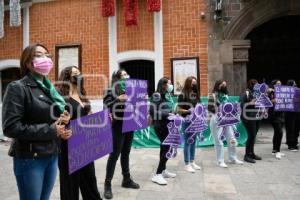 TLAXCALA . MANIFESTACIÓN LEGALIZACIÓN ABORTO