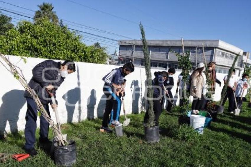 SAN ANDRÉS CHOLULA . JORNADA DE FORESTACIÓN