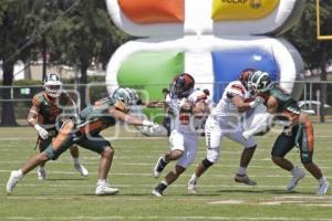 FÚTBOL AMERICANO . AZTECAS VS LEONES