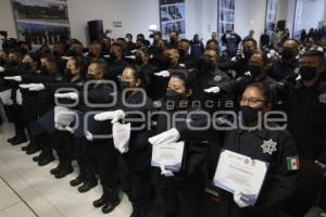 SAN ANDRÉS CHOLULA . GRADUACIÓN DE POLICÍAS