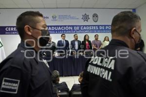 SAN ANDRÉS CHOLULA . GRADUACIÓN DE POLICÍAS