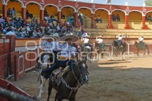 TLAXCALA . DEMOSTRACIÓN ESCARAMUZAS