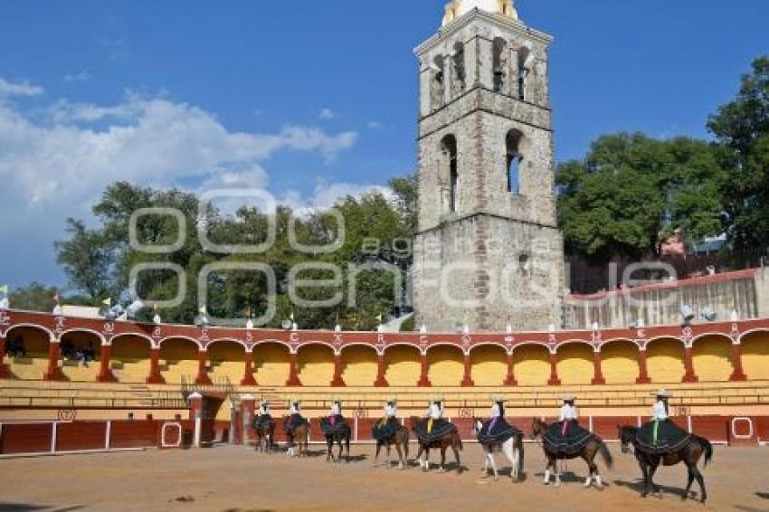 TLAXCALA . DEMOSTRACIÓN ESCARAMUZAS