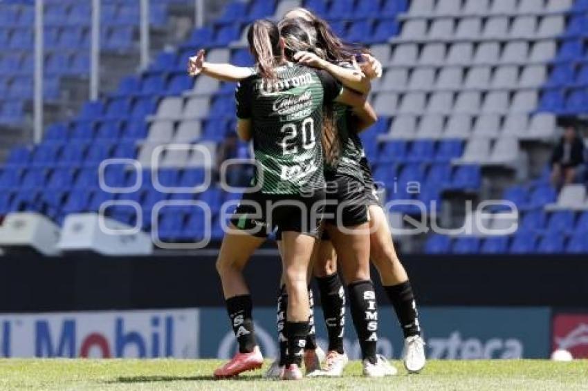 FÚTBOL FEMENIL . PUEBLA VS SANTOS